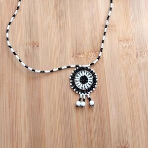 1PC Beautiful Kenyan Beaded Sunset Necklace